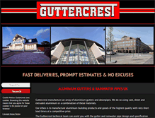 Tablet Screenshot of guttercrest.co.uk